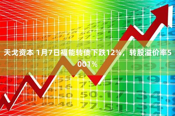 天戈资本 1月7日福能转债下跌12%，转股溢价率5001%